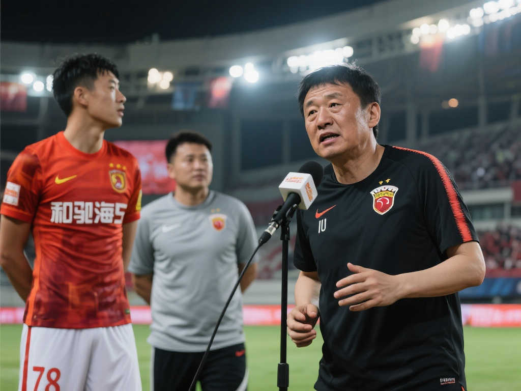 李霄鹏:队员全力以赴,但与海港实力差距明显 李霄鹏:队员全力以赴,但与海港实力差距明显